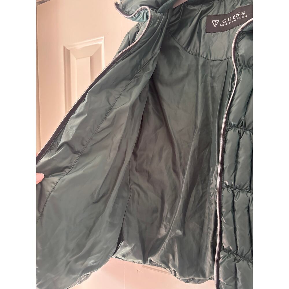 Guess Women’s Green Quilted Puffer Jacket Size M - Picture 5 of 12